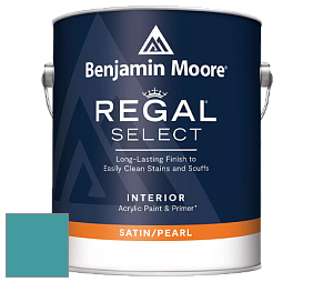 Benjamin Moore 550 Regal Select Waterborne Interior Pearl Finish краска цвет NCS S 3040-B30G 
