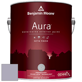 Benjamin Moore Aura 631 Waterborne Exterior Satin Finish краска цвет 2117-50 Spring Violet