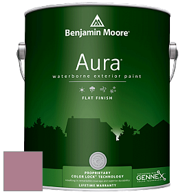 Benjamin Moore Aura 629 Waterborne Exterior Flat Finish краска цвет 2082-40 Rosewood