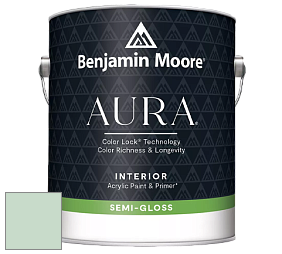 Benjamin Moore Aura 528 Waterborne Interior Semi-gloss Finish краска цвет 638 Pure Essence