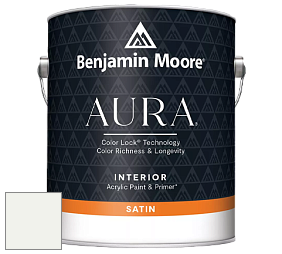 Benjamin Moore Aura 526 Waterborne Interior Satin Finish покрытие цвет OC-65 BM OC-65