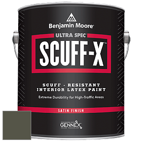 Benjamin Moore 486 Ultra Spec SCUFF-X Interior Satin Finish краска цвет RAL 7013 