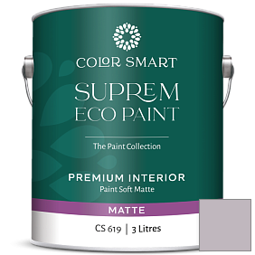 Краска COLOR SMART CS 619 SUPREM ECO PAINT матовая краска цвет 2115-50 Iced Mauve