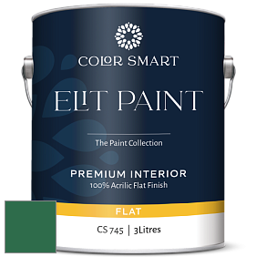 COLOR SMART CS 745 ELIT PAINT глубокоматовая моющаяся краска цвет 2039-10 Deep Green