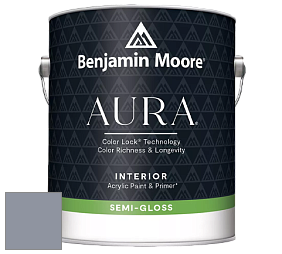 Benjamin Moore Aura 528 Waterborne Interior Semi-gloss Finish краска цвет NCS S 4010-R70B 