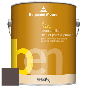 Benjamin Moore Ben W625 Premium Interior Latex Flat краска цвет 2114-20 Mississippi Mud