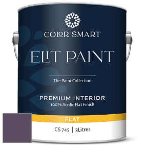 COLOR SMART CS 745 ELIT PAINT глубокоматовая моющаяся краска цвет 1386 Purple Rain
