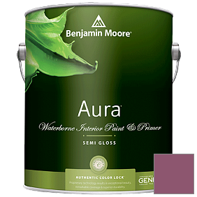 Краска Aura Waterborne Interior Semi-gloss Finish (528) цвет 1364 Vintage Claret