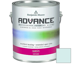 Краска Benjamin Moore 792. Advance Interior Paint-Satin эмаль цвет 2056-70 Icy Moon Drops