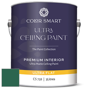 COLOR SMART CS 758 ULTRA CEILING PAINT ультраматовая краска цвет 2046-10 Calypso Green