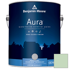 Краска Aura Waterborne Exterior Semi-Gloss Finish (632) цвет 562 Cucumber Salad