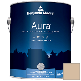 Краска Aura Waterborne Exterior Semi-Gloss Finish (632) цвет 2162-50 Arizona Tan
