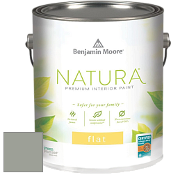 Benjamin Moore 512 Natura Interior Flat Finish матовая краска цвет 2139-40 Heather Gray