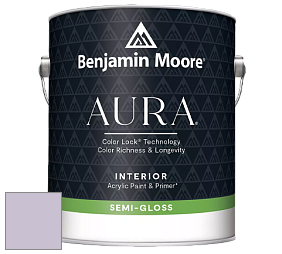 Benjamin Moore Aura 528 Waterborne Interior Semi-gloss Finish краска цвет 1382 Violet Petal