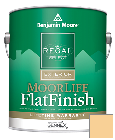 Краска Regal Select Exterior Paint-MoorLife Flat Finish (W105) цвет 179 Honeywheat