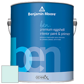 Benjamin Moore Ben W626 Premium Interior Latex Eggshell краска цвет 2048-70 Barely Teal