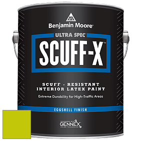 Benjamin Moore 485 Ultra Spec SCUFF-X Interior Eggshell Finish краска цвет 2026-30 Snow Cone Green