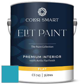 COLOR SMART CS 745 ELIT PAINT глубокоматовая моющаяся краска цвет NCS S 2050-B10G 