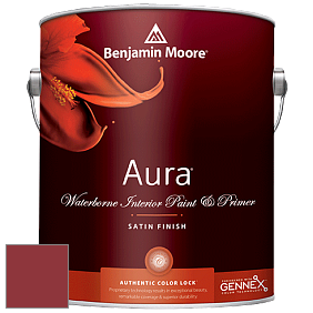 Benjamin Moore Aura 526 Waterborne Interior Satin Finish покрытие цвет NCS S 2570-R 