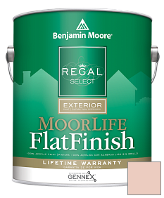 Краска Regal Select Exterior Paint-MoorLife Flat Finish (W105) цвет 051 Precocious