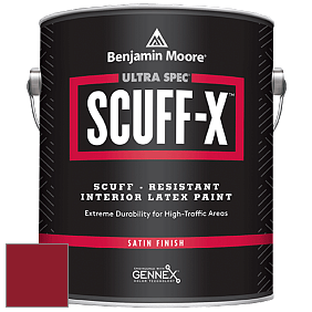 Benjamin Moore 486 Ultra Spec SCUFF-X Interior Satin Finish краска цвет RAL 3003 