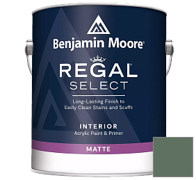 Краска Regal Select Interior Paint - Matte (548) цвет 637 Gothic Green