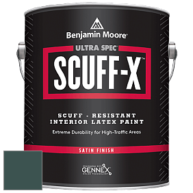 Benjamin Moore 486 Ultra Spec SCUFF-X Interior Satin Finish краска цвет 2054-10 Bavarian Forest
