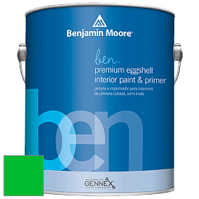 Benjamin Moore Ben W626 Premium Interior Latex Eggshell краска цвет RAL 6038 