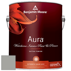 Benjamin Moore Aura 526 Waterborne Interior Satin Finish покрытие цвет NCS S 3502-G50Y 