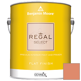 Краска Regal Select Waterborne Interior Flat Finish (547) цвет 075 Flamingo Orange