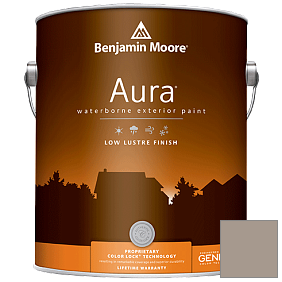 Краска Aura Waterborne Exterior Low Lustre Finish (634) цвет 1544 Waynesboro Taupe