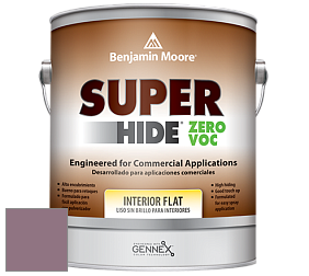 Benjamin Moore 355 Super Hide Zero Voc Interior Flat краска цвет AF-625 