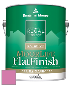 Benjamin Moore W105 Regal Select Exterior Paint-MoorLife Flat Finish краска цвет 2079-40 Springtime Bloom