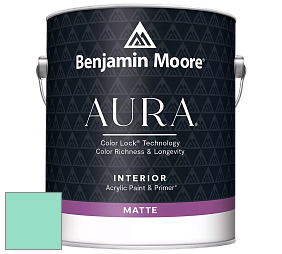 Benjamin Moore Aura 522 Interior Paint - Matte краска цвет 2042-50 Caribe Green