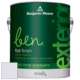 Benjamin Moore Ben 541 Waterborne Exterior Flat Finish краска цвет 2070-70 Whisper Violet