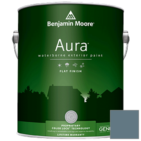 Краска Aura Waterborne Exterior Flat Finish (629) цвет 1645 Thousand Oceans