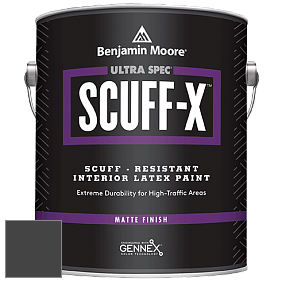 Benjamin Moore 484 Ultra Spec SCUFF-X Interior Matte Finish краска цвет 2133-10 Onyx