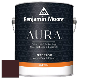 Benjamin Moore Aura 526 Waterborne Interior Satin Finish покрытие цвет RAL 3007 