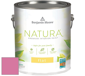 Benjamin Moore 512 Natura Interior Flat Finish матовая краска цвет 2086-40 Deep Carnation