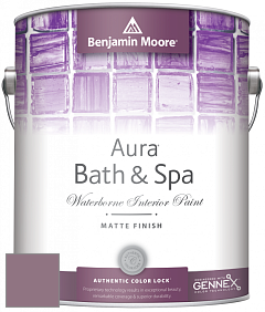 Benjamin Moore Aura 532 Bath & Spa Waterborne Interior Paint Matte Finish краска цвет AF-625 