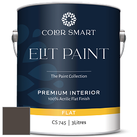 COLOR SMART CS 745 ELIT PAINT глубокоматовая моющаяся краска цвет 2114-10 Bittersweet Chocolate