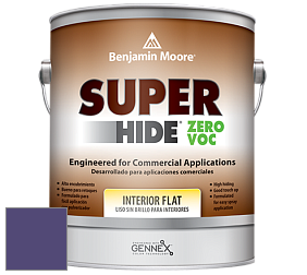 Benjamin Moore 355 Super Hide Zero Voc Interior Flat краска цвет NCS S 5040-R60B 