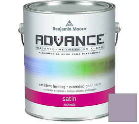 Краска Benjamin Moore 792. Advance Interior Paint-Satin эмаль цвет 1383 Iris Bliss