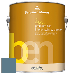Benjamin Moore Ben W625 Premium Interior Latex Flat краска цвет AF-520 