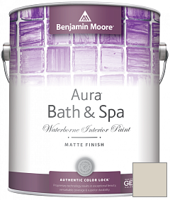 Краска Benjamin Moore Aura Bath & Spa Interior Paint Matte Finish (532) цвет OC-14 BM OC-14