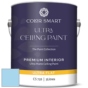 COLOR SMART CS 758 ULTRA CEILING PAINT ультраматовая краска цвет 2065-60 Caribbean Coast