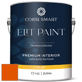 COLOR SMART CS 745 ELIT PAINT глубокоматовая моющаяся краска цвет RAL 2009 