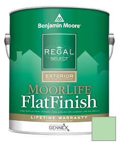 Краска Regal Select Exterior Paint-MoorLife Flat Finish (W105) цвет 571 Lotus Flower