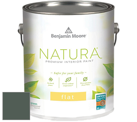 Benjamin Moore 512 Natura Interior Flat Finish матовая краска цвет 707 Calico Blue