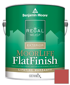 Краска Regal Select Exterior Paint-MoorLife Flat Finish (W105) цвет 1307 Geranium